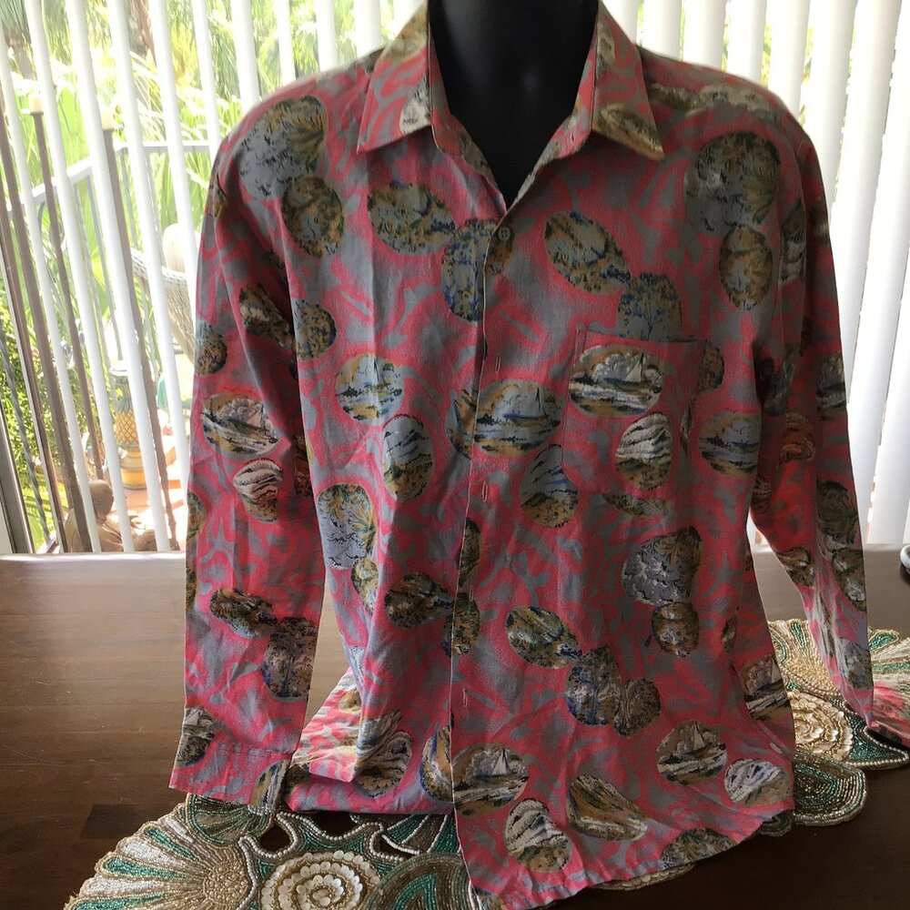 SUPER Men classic print casual